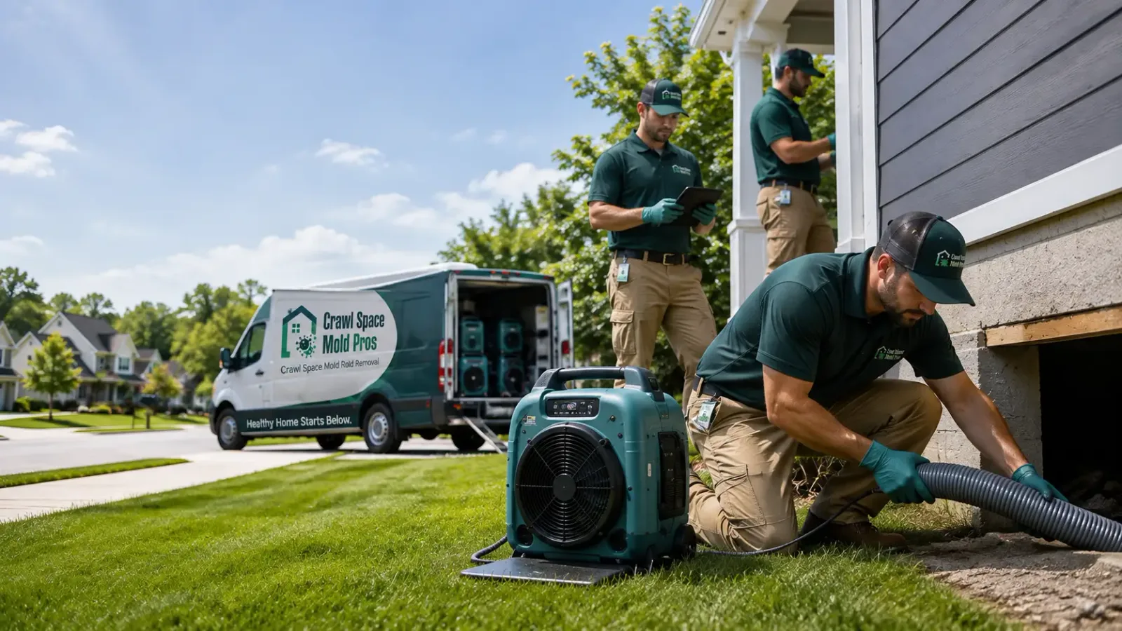 Crawl Space Mold Removal in Morganza, MD
